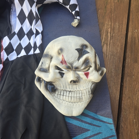 Evil Jester Mask Costume- Head Only! - Picture 4 of 11